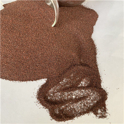 Tratamiento a altas temperaturas Color rojo marrón Aluminio fundido 95% para abrasivos cerámicos