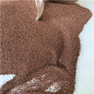1250 grados Tratamiento a alta temperatura Color rojo Marrón Óxido de aluminio fundido 95% para abrasivos cerámicos