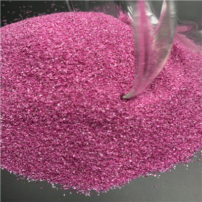 Alumina fundida rosa triturada en rodillos 30# más resistente para molinillos de unión