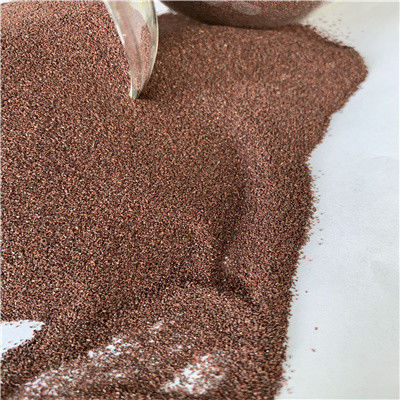 Tratamiento a altas temperaturas Color rojo marrón Aluminio fundido 95% para abrasivos cerámicos