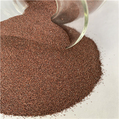 1250 grados Tratamiento a alta temperatura Color rojo Marrón Óxido de aluminio fundido 95% para abrasivos cerámicos
