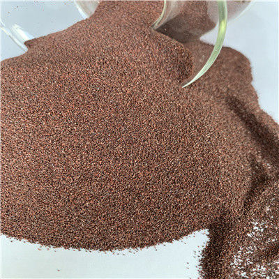 1050 grados Tratamiento a temperatura media Color rojo Marrón Óxido de aluminio fundido 95% para abrasivos cerámicos