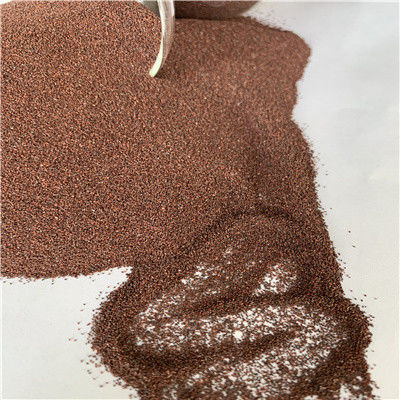 1250 grados Tratamiento a alta temperatura Color rojo Marrón Óxido de aluminio fundido 95% para abrasivos aglomerados vitrificados