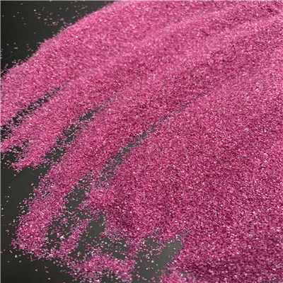 Fusión de alumina de color rosa PA 36# 98,2% Color puro Menos impurezas