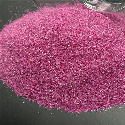 Fusión de alumina de color rosa PA 36# 98,2% Color puro Menos impurezas